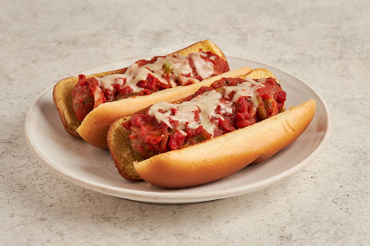 For a casual but hearty meal, try this saucy Italian sausage sandwich by Taste of Home.
