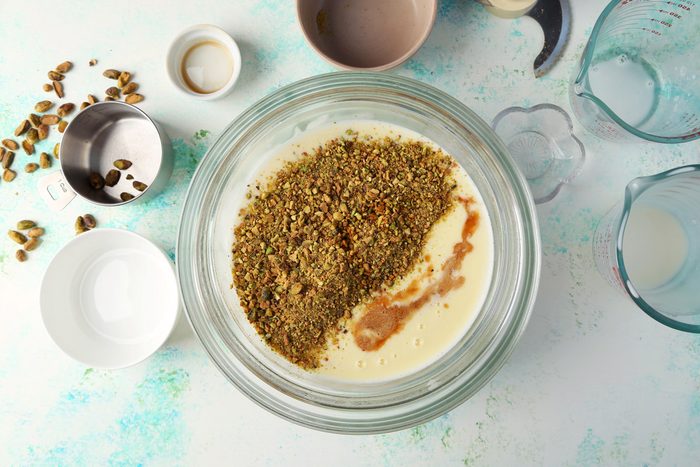 A how to guide on how to make homemade Pistachio Ice Cream from Taste of Home, a creamy and delicious dessert that everyone will love.