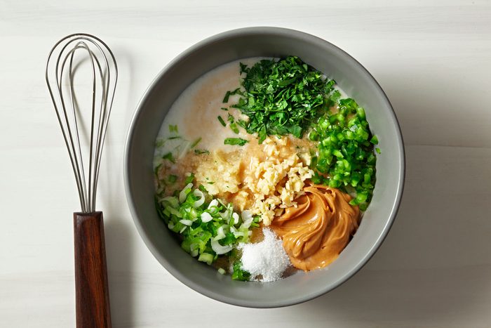 In a small bowl, whisk all ingredients until blended