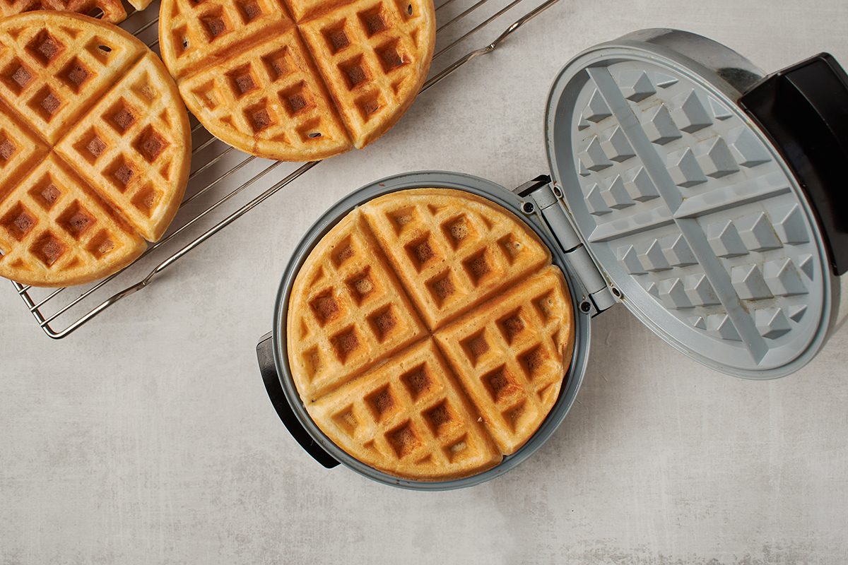 Cook waffles