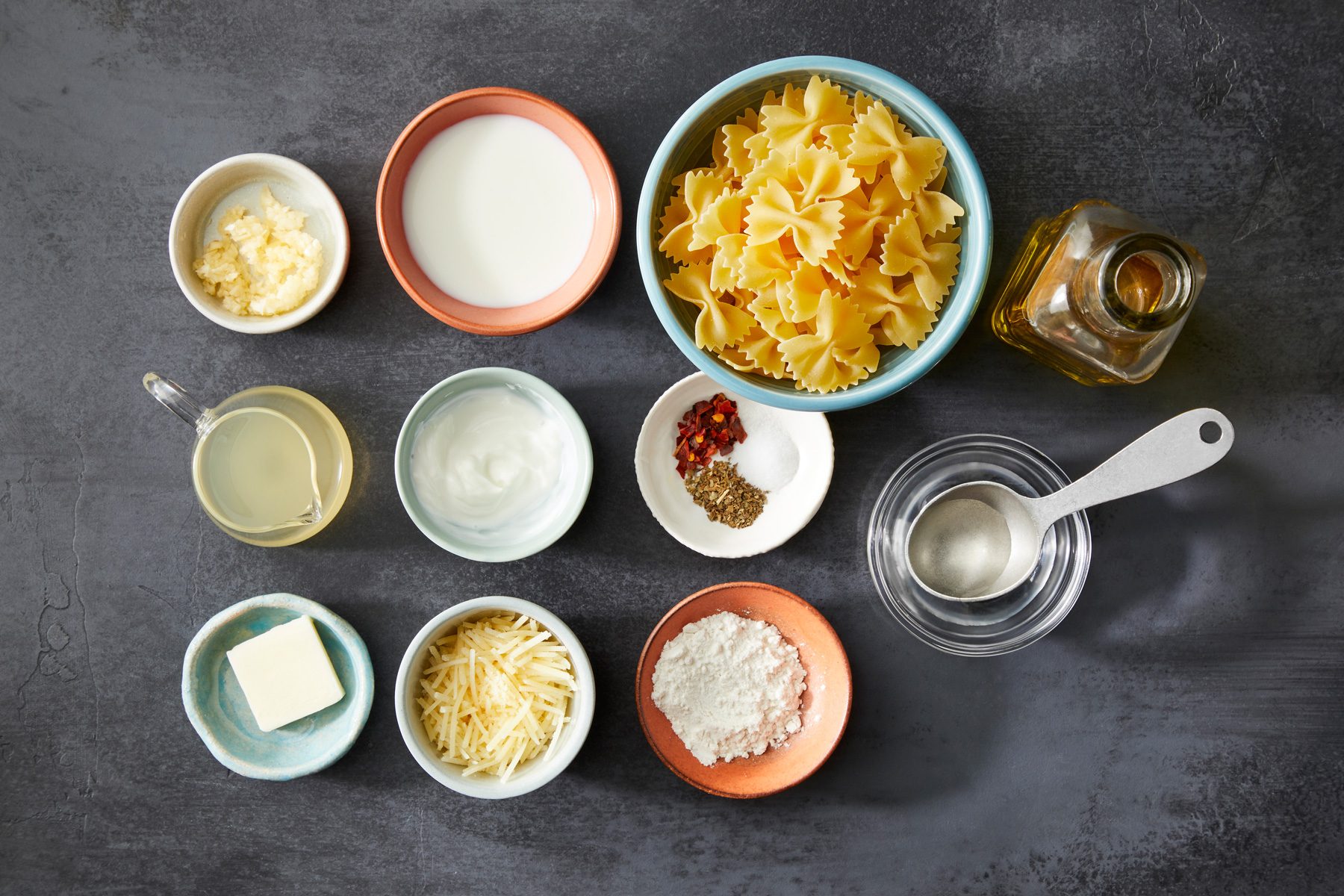 Overhead shot of Ingredients