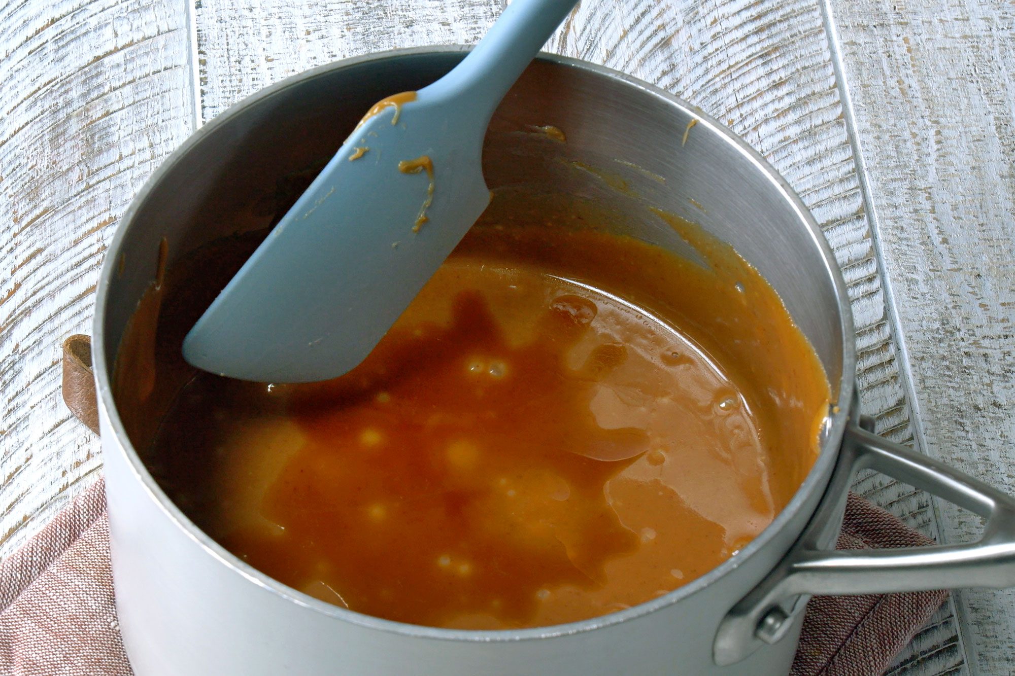 Mix in vanilla and stir