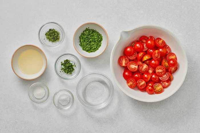 Ingredients for Cherry Tomato Salad