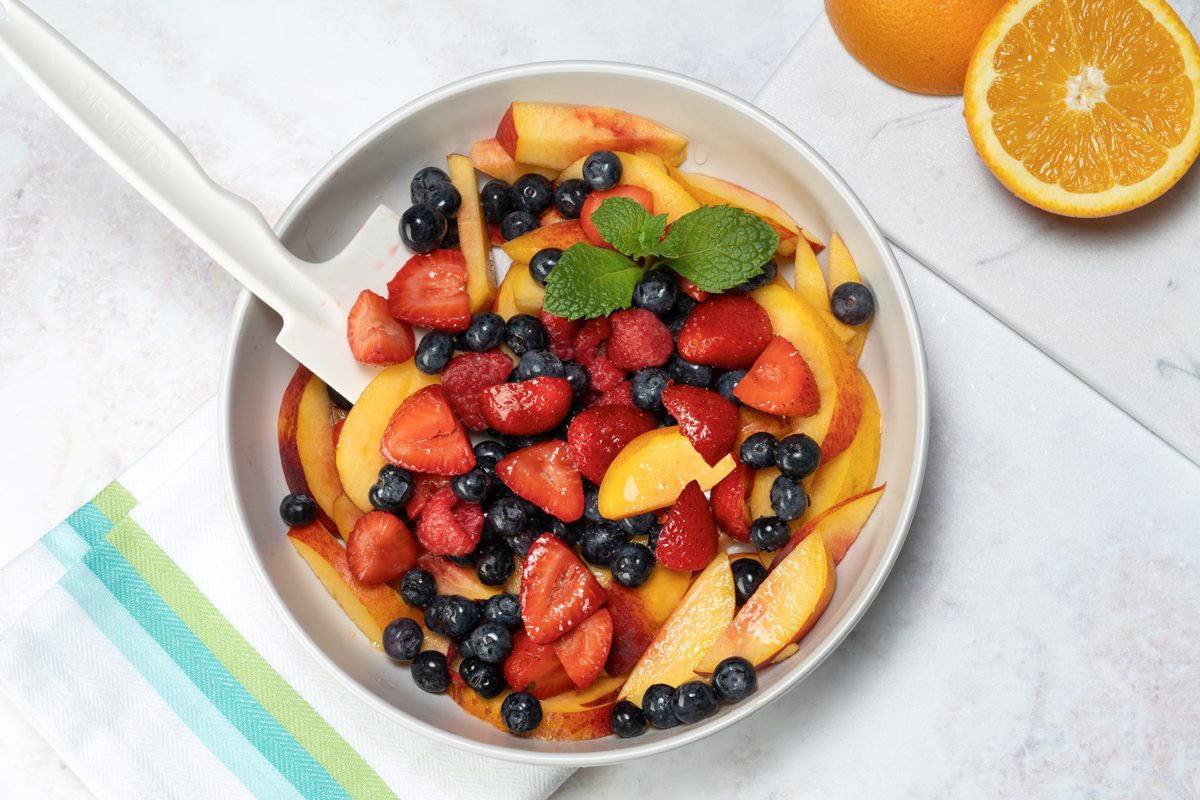 Fruit Dessert served