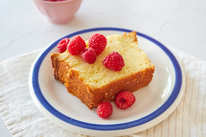 Whipping cream pound cake is a delicious favorite