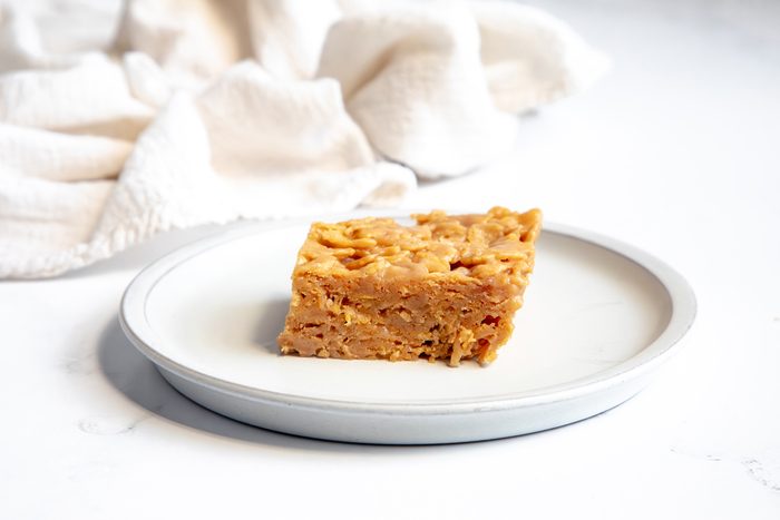 Beauty Shot For Taste Of Home Peanut Butter Cornflake Cookies On A Plate.