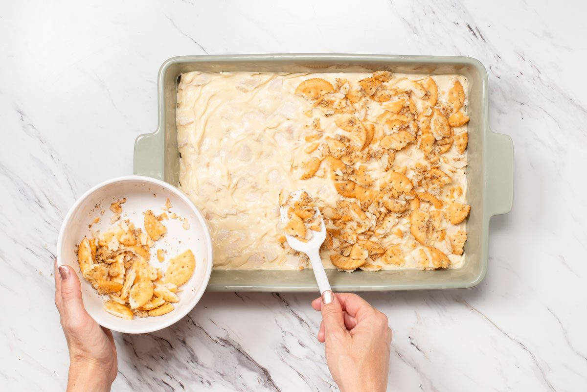 Ritz Cracker Chicken Casserole
