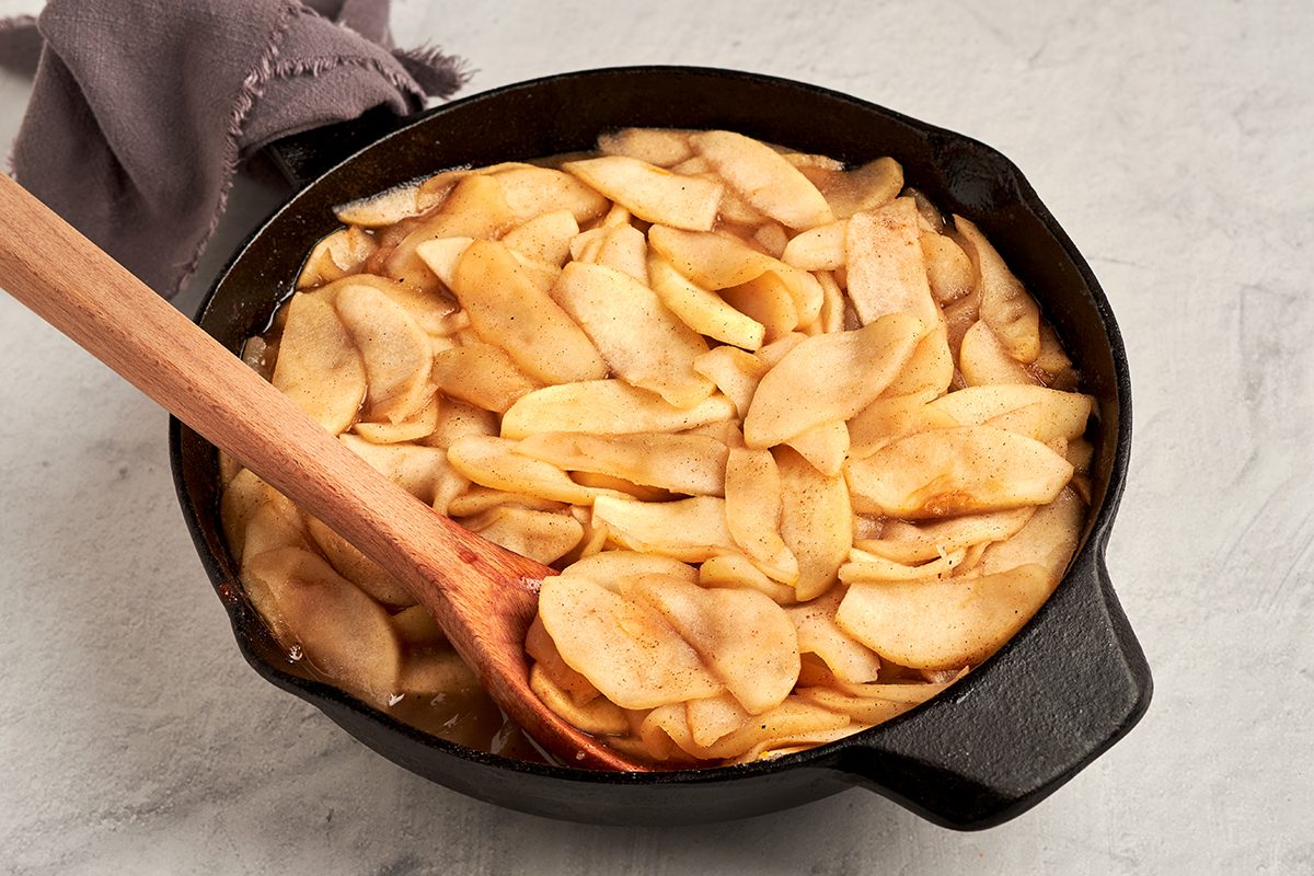Sweet cinnamon sauteed apples by Taste of Home