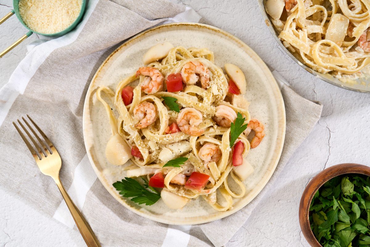 Taste Of Home Seafood Fettuccine Alfredo