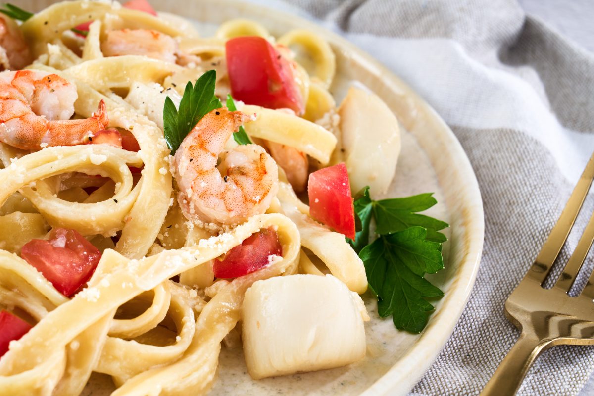 Taste Of Home Seafood Fettuccine Alfredo