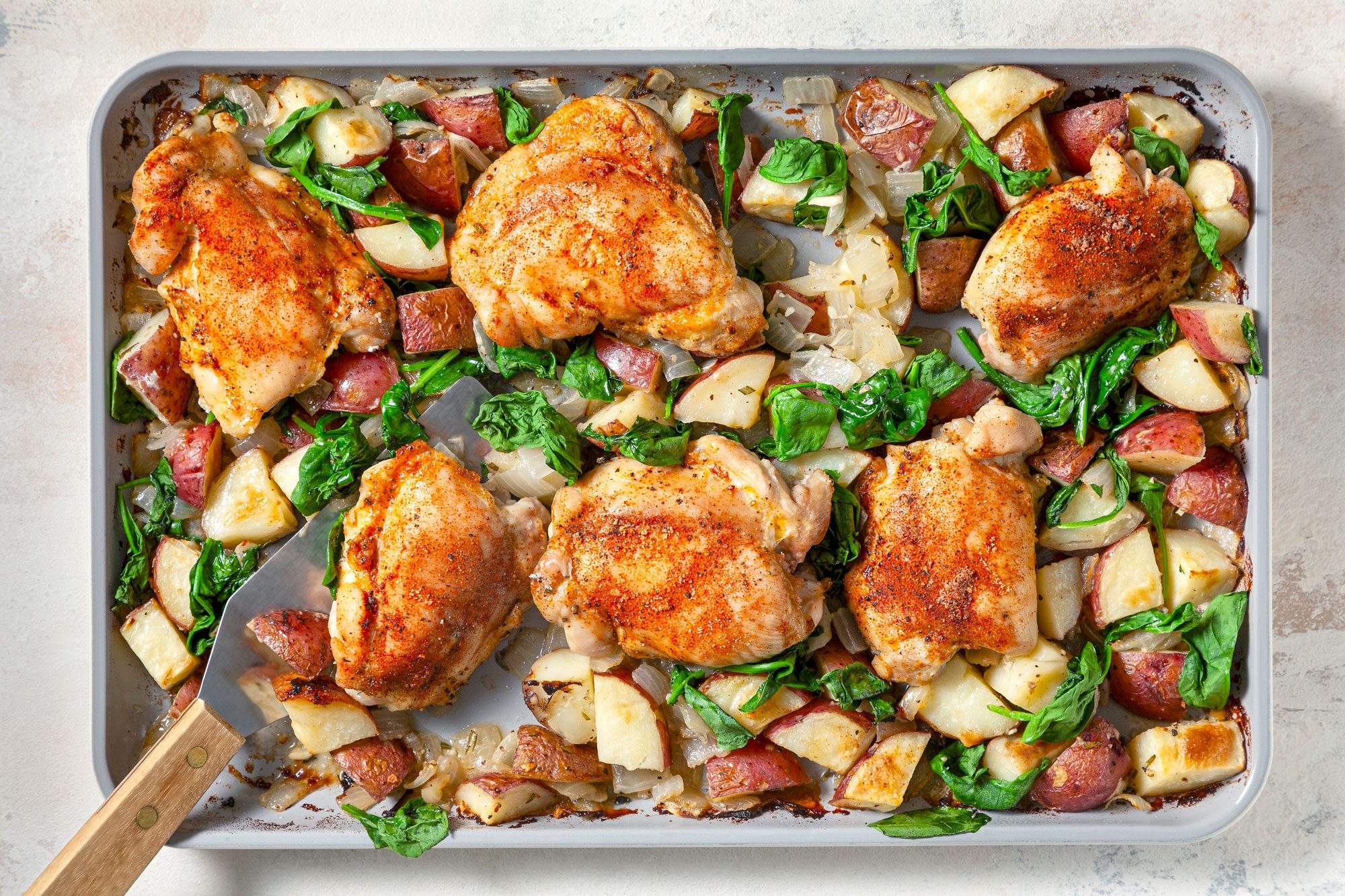 Stir vegetables to combine then serve with chicken