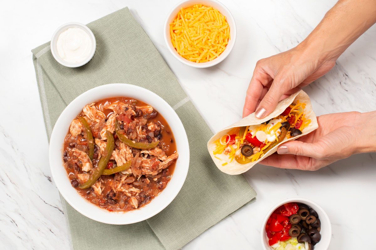 Slow Cooker Chicken Fajitas