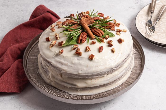 Closeup Of Homemade Mama's Spice Cake
