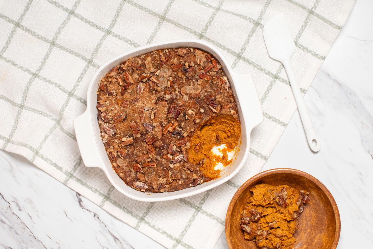 Sweet Potato Casserole with Pecans