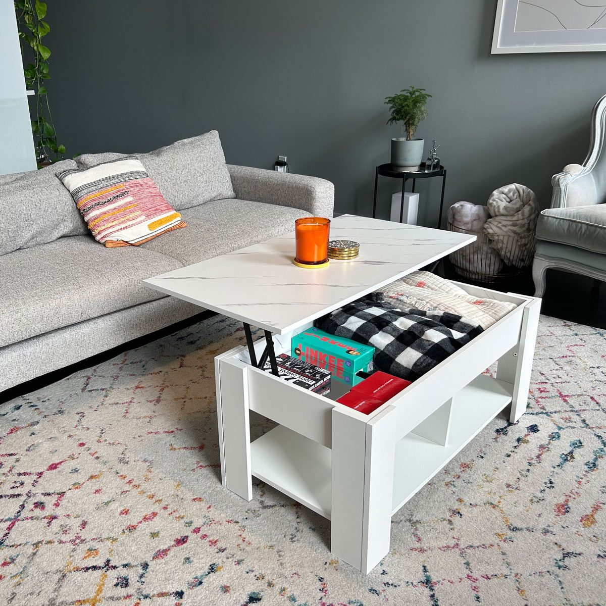 We Tried a Lift-Top Coffee Table as a Space-Saving Solution—Here Are Our Thoughts