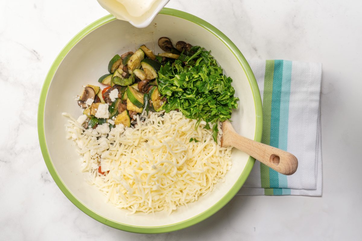 Veggie filling for the Enchiladas