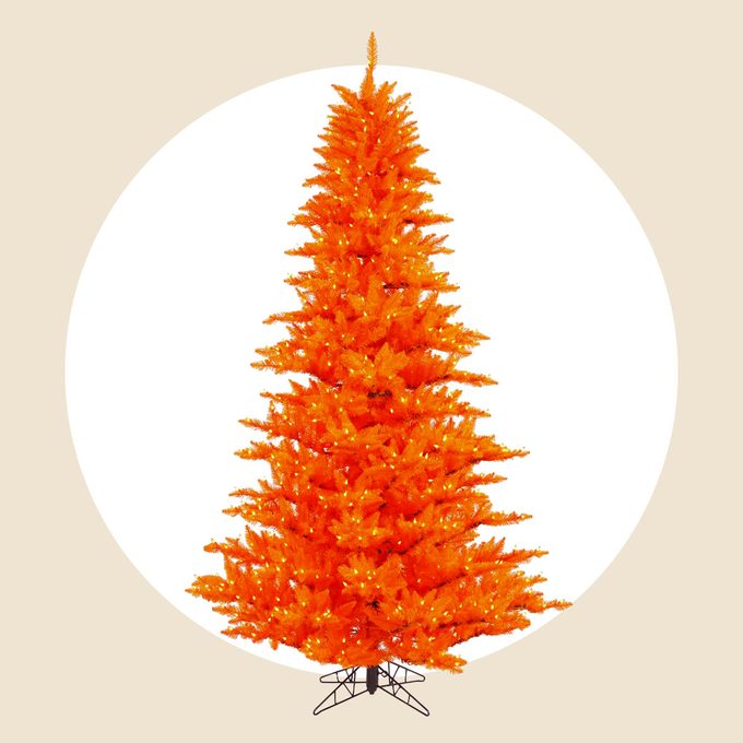 Vickerman Orange Fir Christmas Tree
