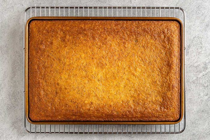 Taste of Home Banana Bars photo of the baked banana cake.