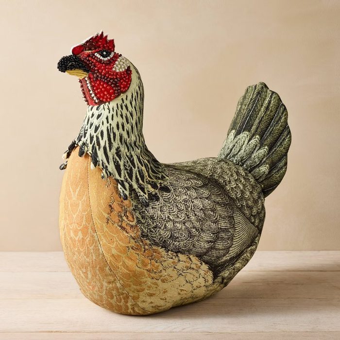 Beaded Chicken Novelty Plush Pillow John Derian For Target Ecomm Via Target.com