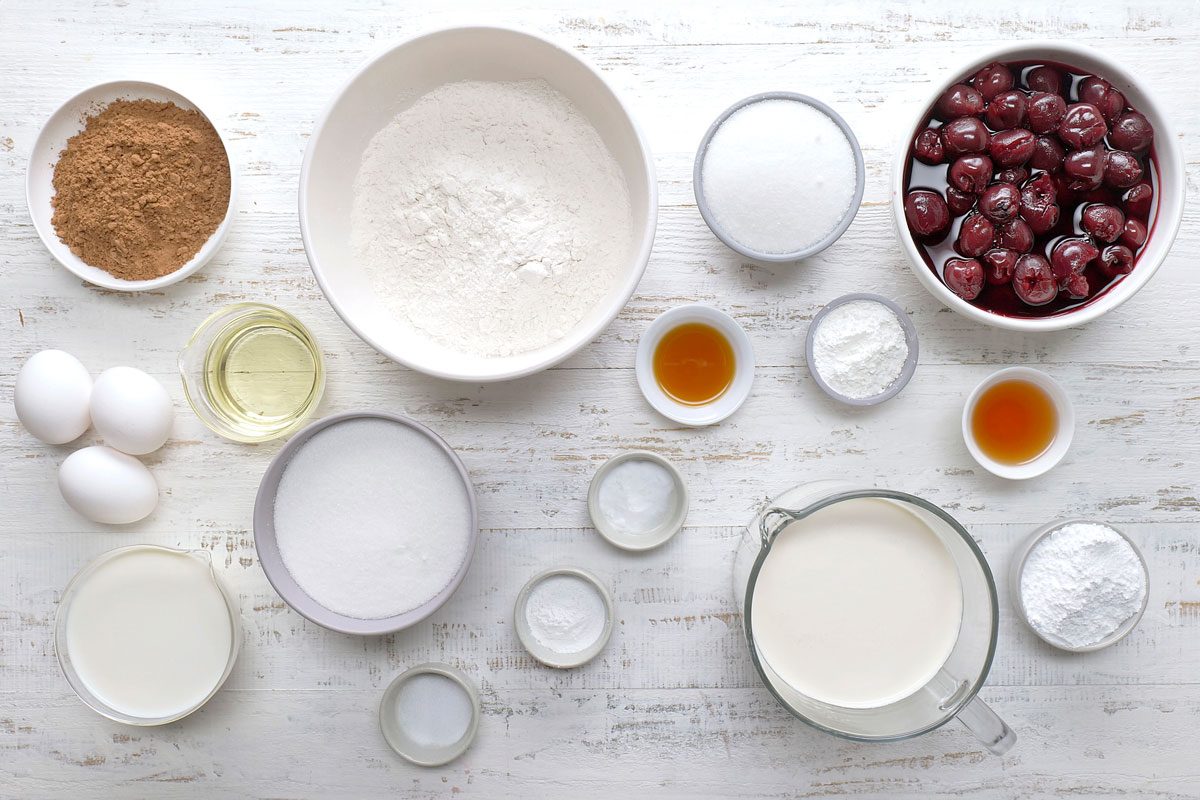 Overhead Shot Of Ingredients