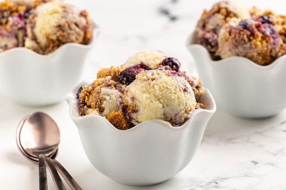 Blueberry Cheesecake Ice Cream