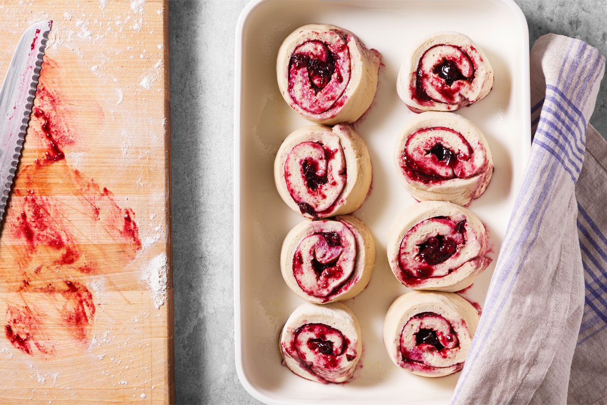 Cut Into Eight Even Sized Pieces.