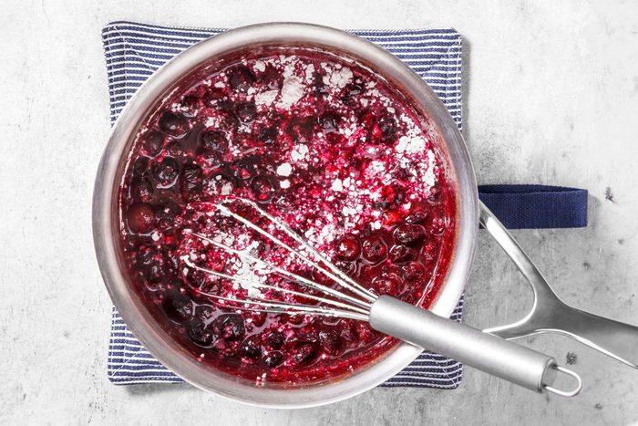 Bring To A Low Simmer Until Blueberries Begin To Burst