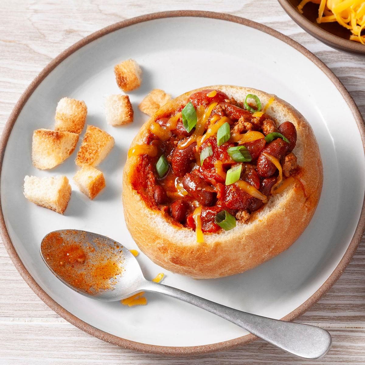 Chili Bread Bowl