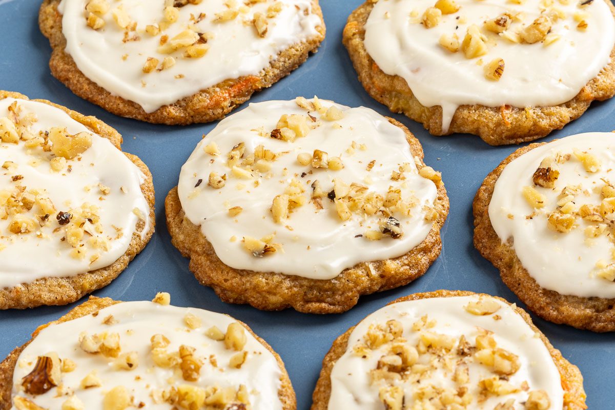 Taste of Home Carrot Cake Cookies photo of the finished recipe.