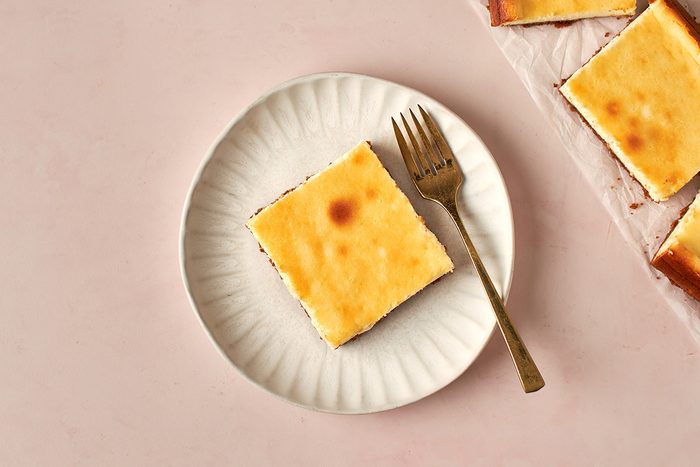Cheesecake bars by Taste of Home are a surprisingly simple, portable and party-friendly version of New York's favorite dessert.