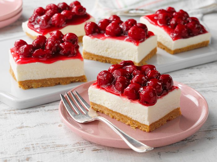 Rms 2669 Creamy Cherry Cheesecake Plated