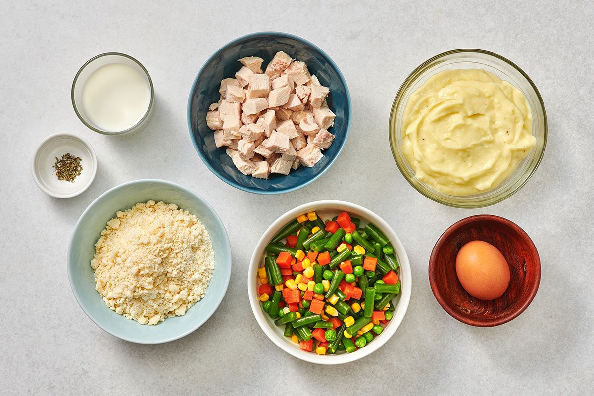 Ingredients for Biscuit Chicken Potpie