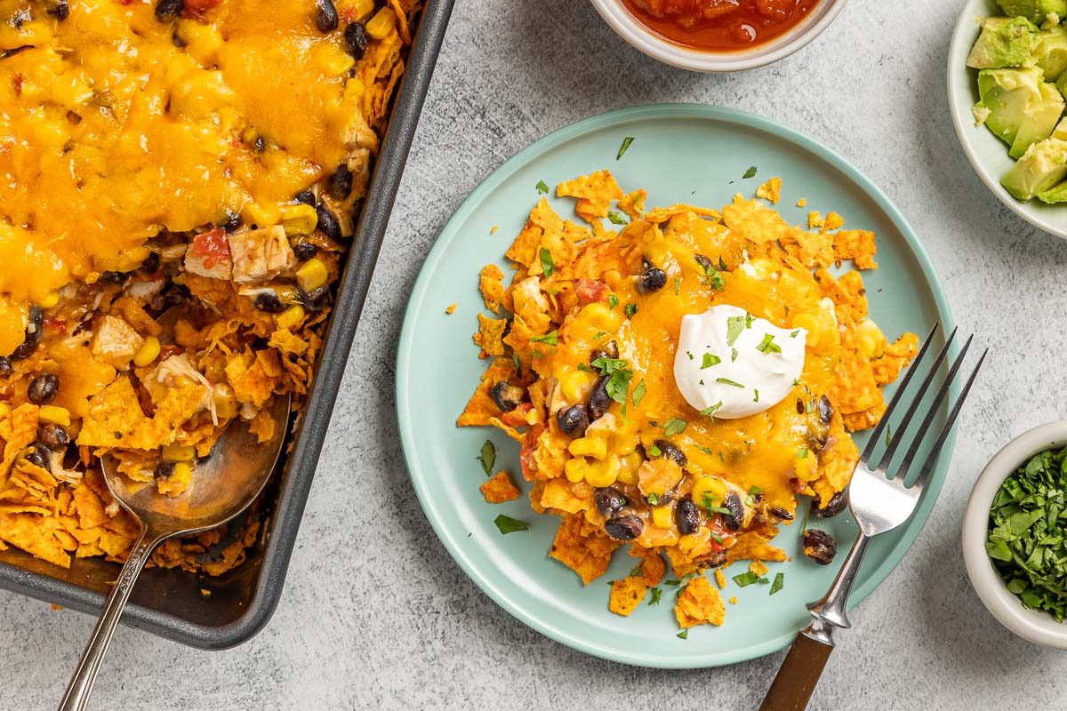 Taste of Home Chicken Doritos Casserole photo of the finished recipe.