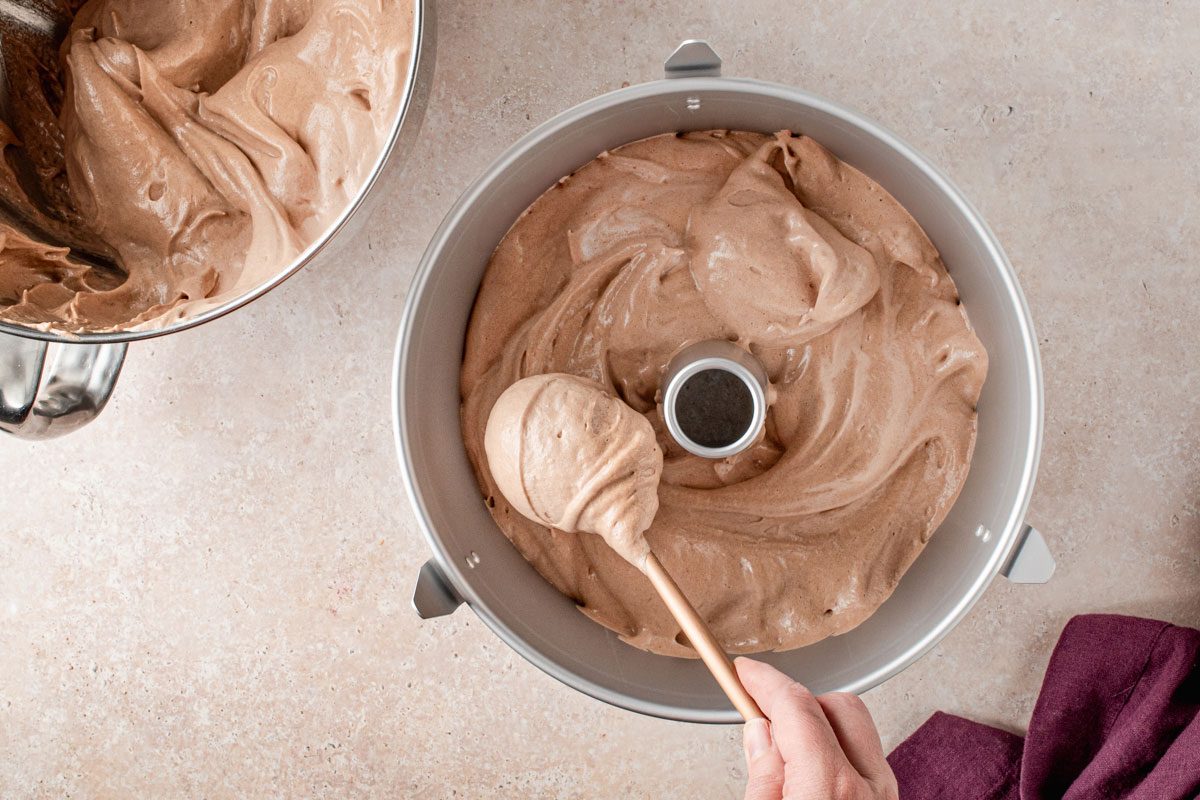 Chocolate Angel Food Cake by Taste of Home