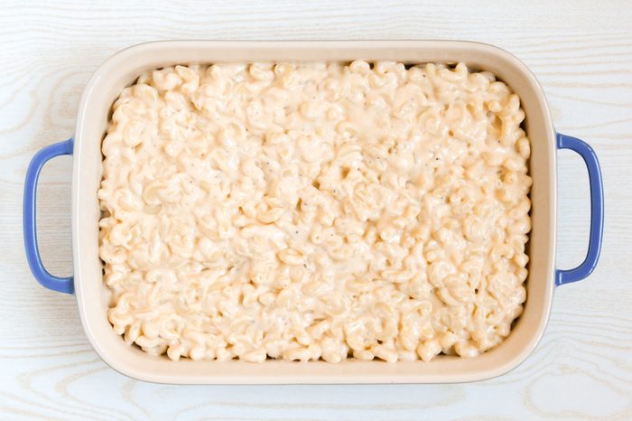 Cottage Cheese Mac And Cheese ready to bake