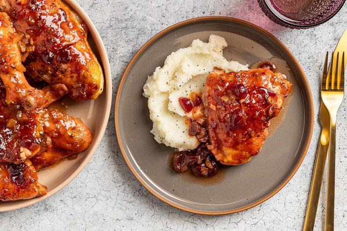 Taste of Home Cranberry Chicken Recipe photo of the finished recipe.