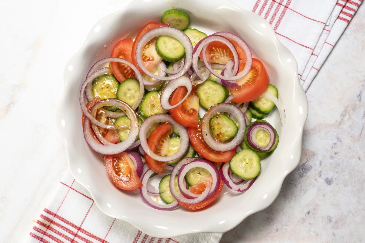 Cucumber Tomato Salad With Italian Dressing Tohd24 17509 Orlycatz 2