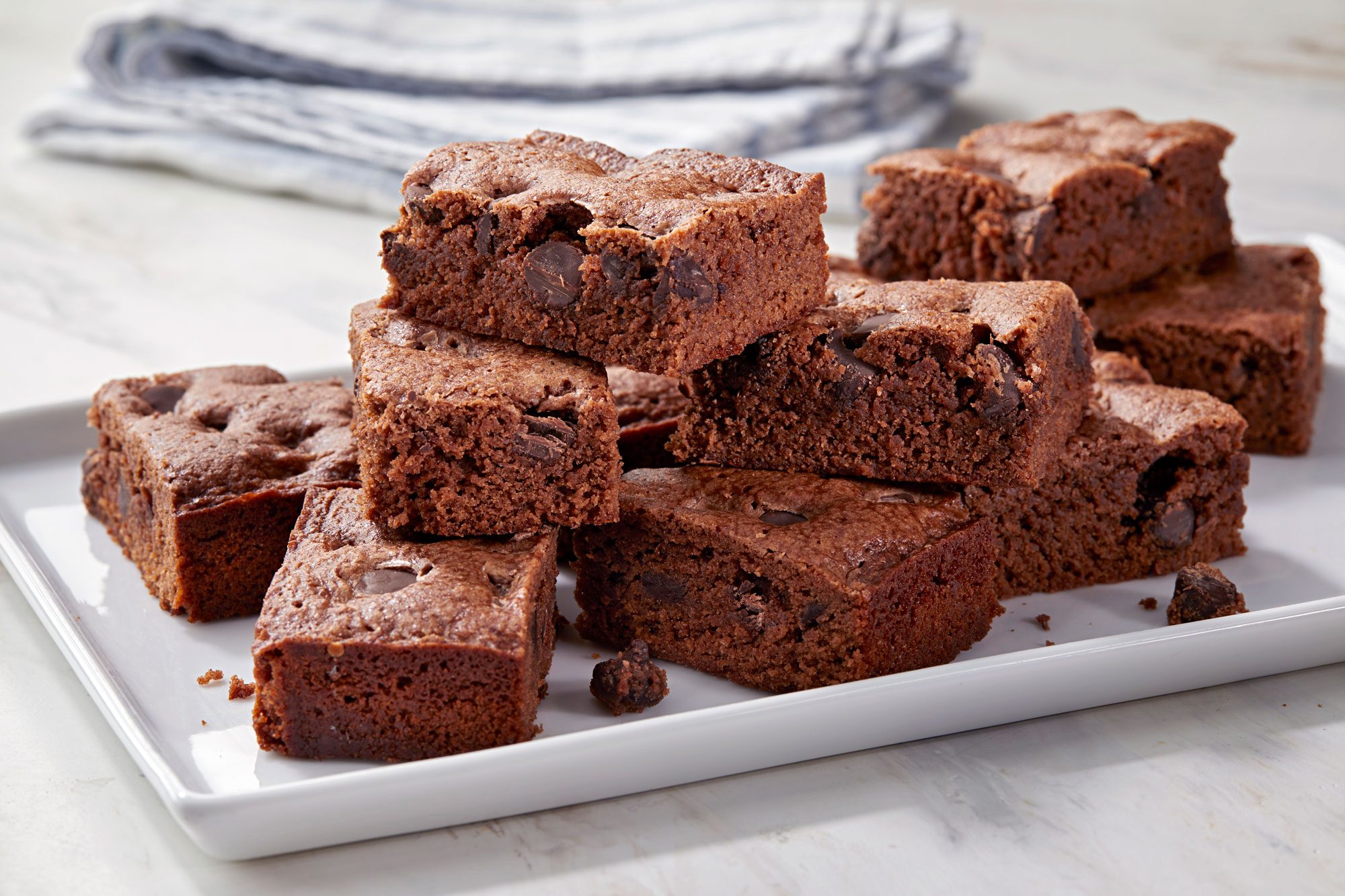 3/4th shot of Dairy Free Brownies