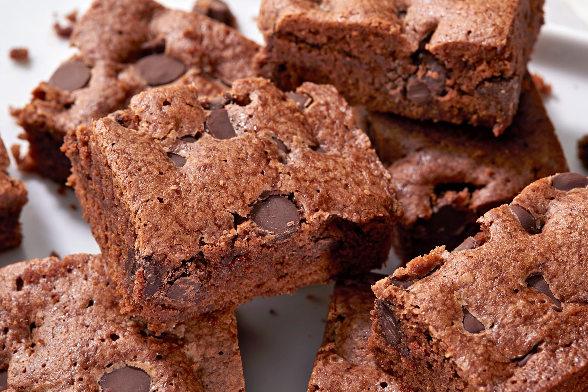 close shot of Dairy Free Brownies