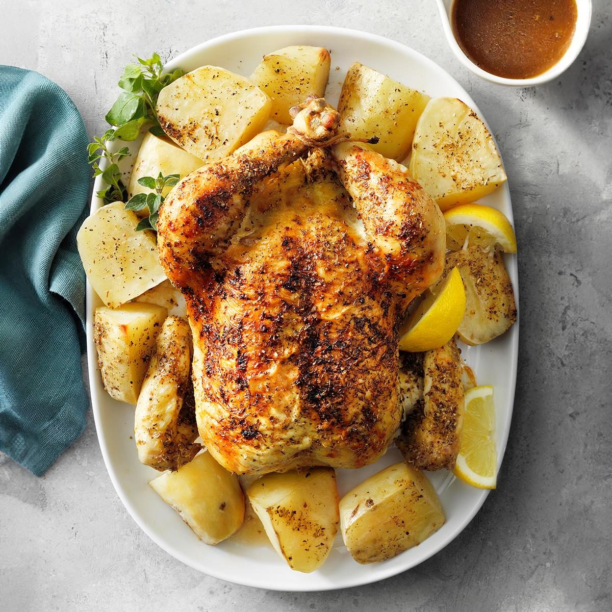 Greek Chicken and Potatoes