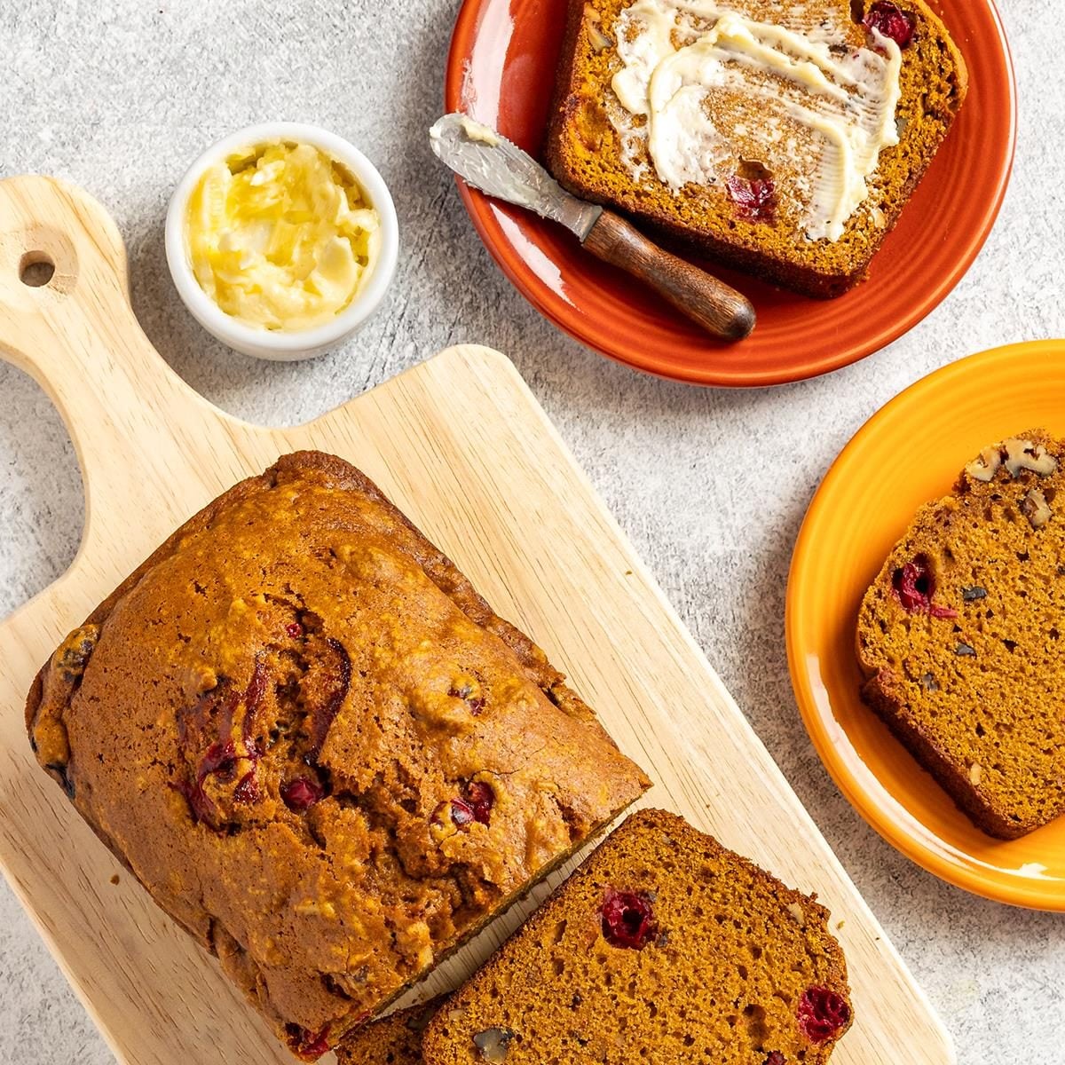 Pumpkin Cranberry Bread