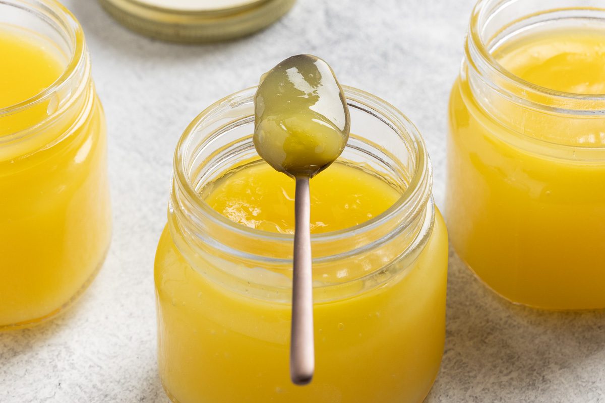 Easy Lemon Curd in a jar