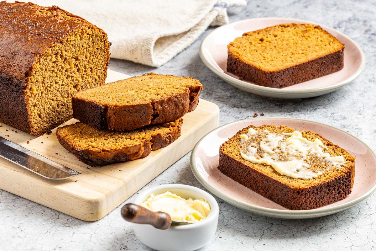 Taste of Home Gingerbread Loaf photo of the finished recipe.