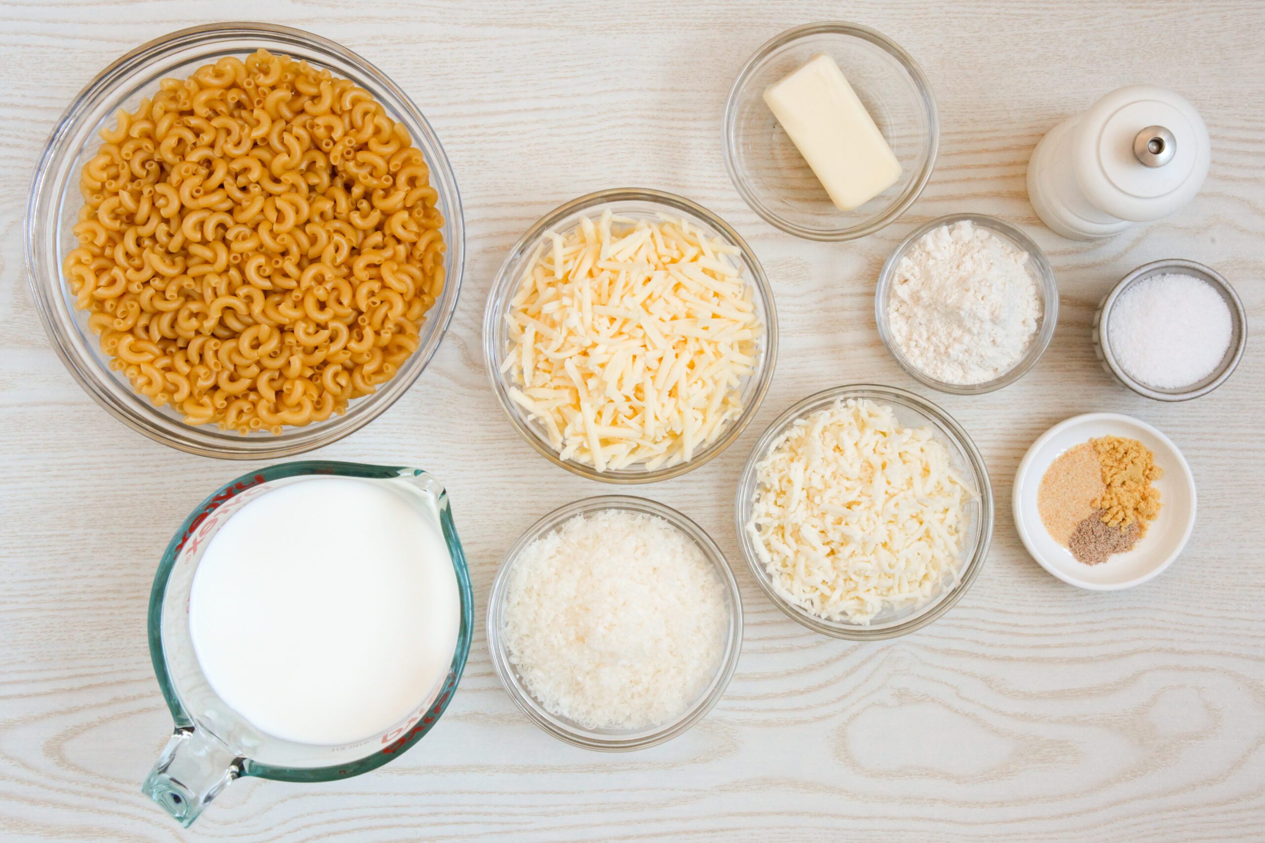 Gluten Free Mac And Cheese ingredients