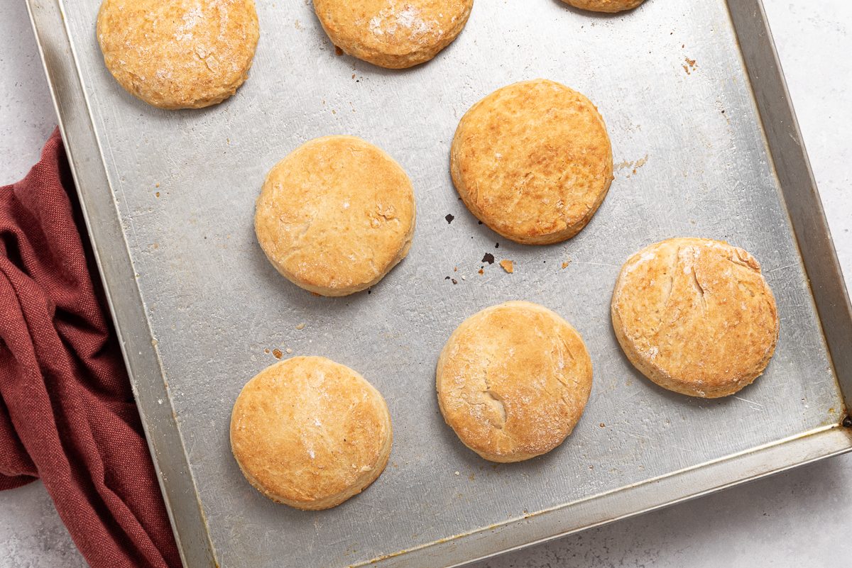 Baked Gluten Free Biscuits In Pan