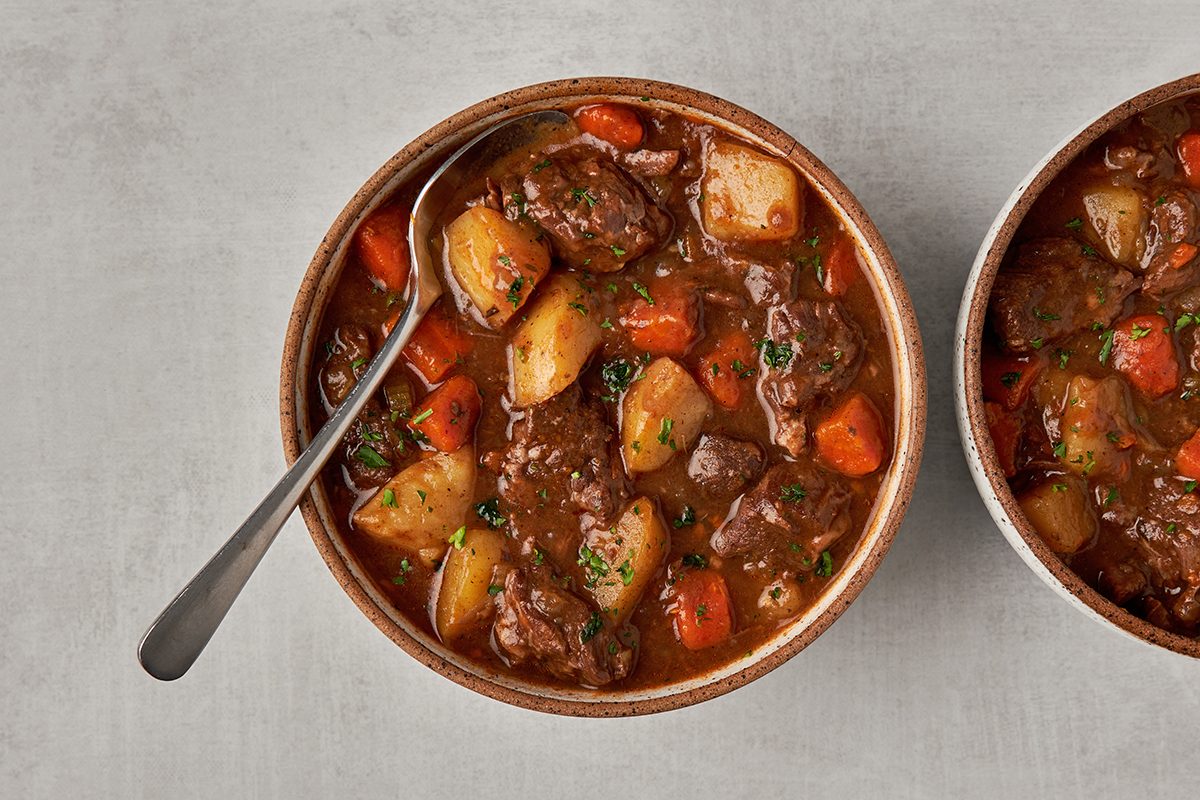 When the cold weather hits, Instant Pot beef stew by Taste of Home is your friend.