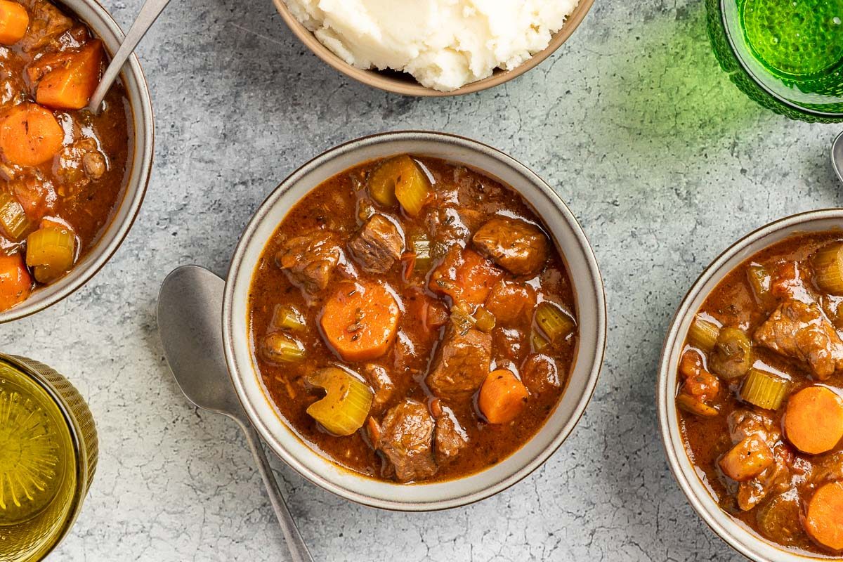 Jamaican Stew  In bowls
