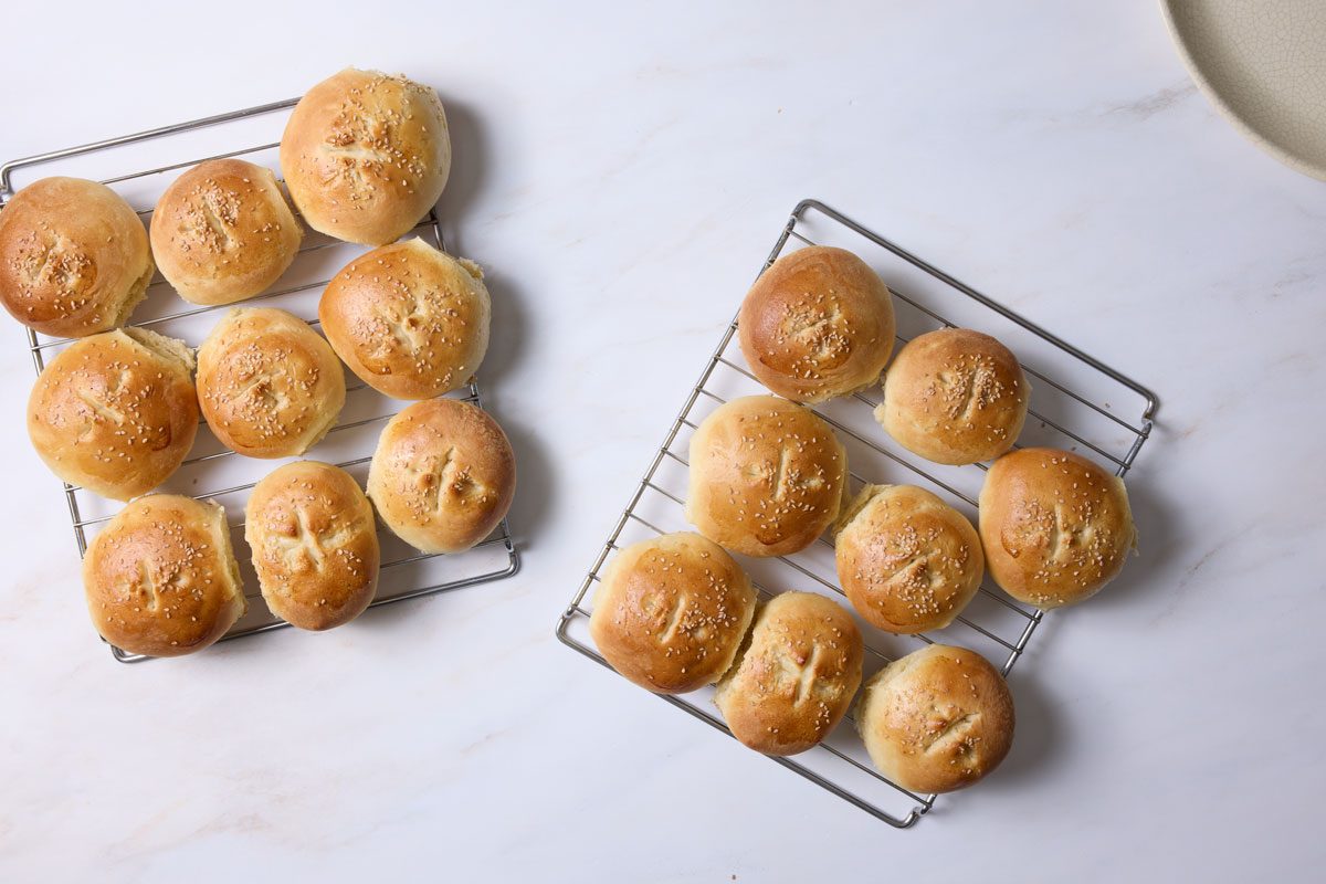 bake the rolls
