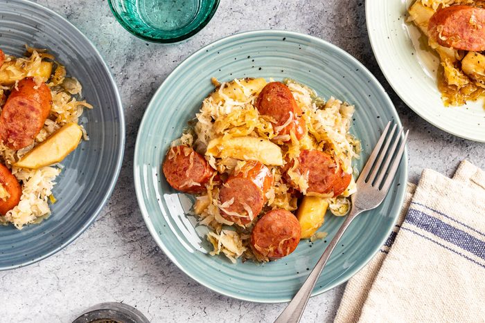 Kielbasa and Sauerkraut