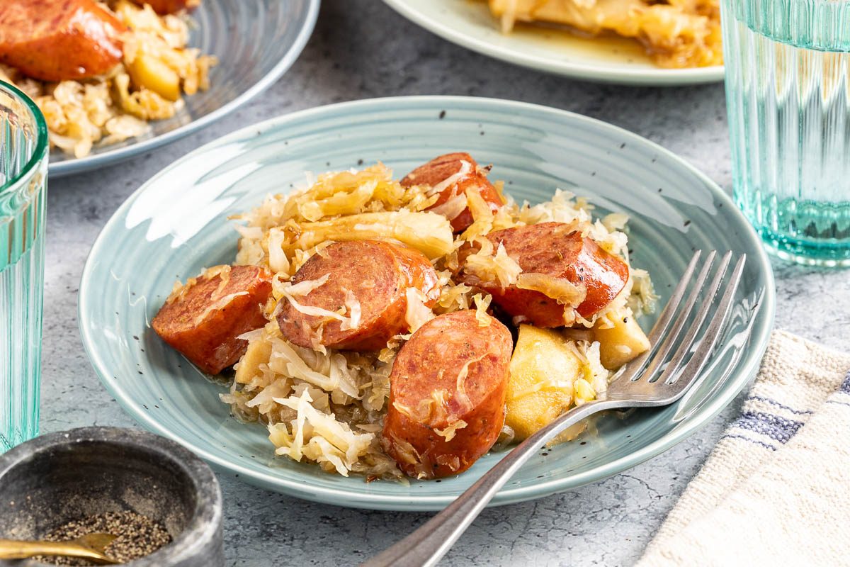 Kielbasa and Sauerkraut